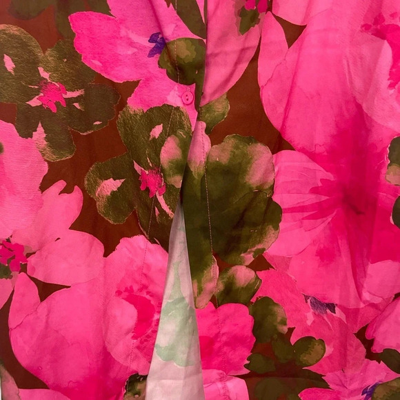 NWT Vestique Jacqueline Floral Pink Midi Dress Size Small - Picture 9 of 16